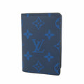 Louis Vuitton Card Case Taigarama Pocket Organizer Cobalt