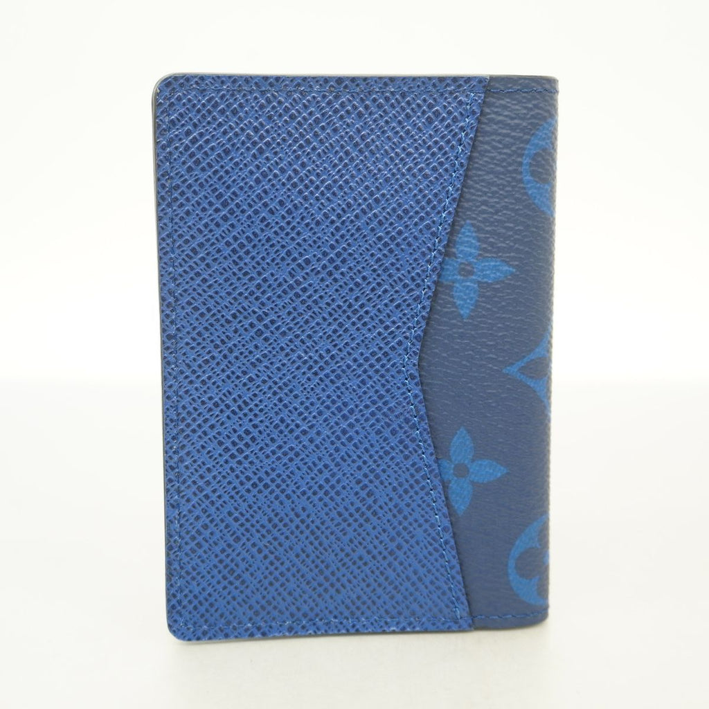 Louis Vuitton Card Case Taigarama Pocket Organizer Cobalt — view 7