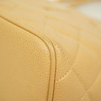 Chanel Tote Reissue Caviar Leather Beige Gold — view 6