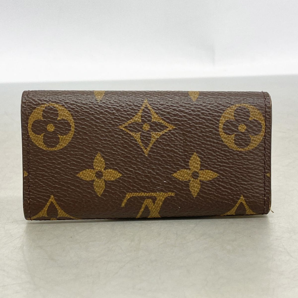 Louis Vuitton Key Case Monogram Multicles 4 Brown Key Holder Coin Purse — view 8
