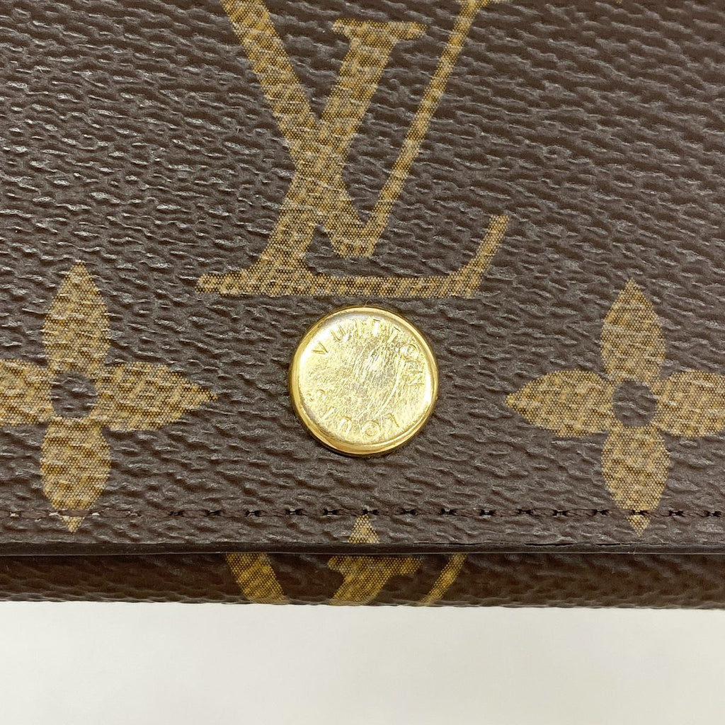 Louis Vuitton Key Case Monogram Multicles 4 Brown Key Holder Coin Purse — view 7