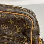 Louis Vuitton Shoulder Bag Monogram Amazon Brown — view 8