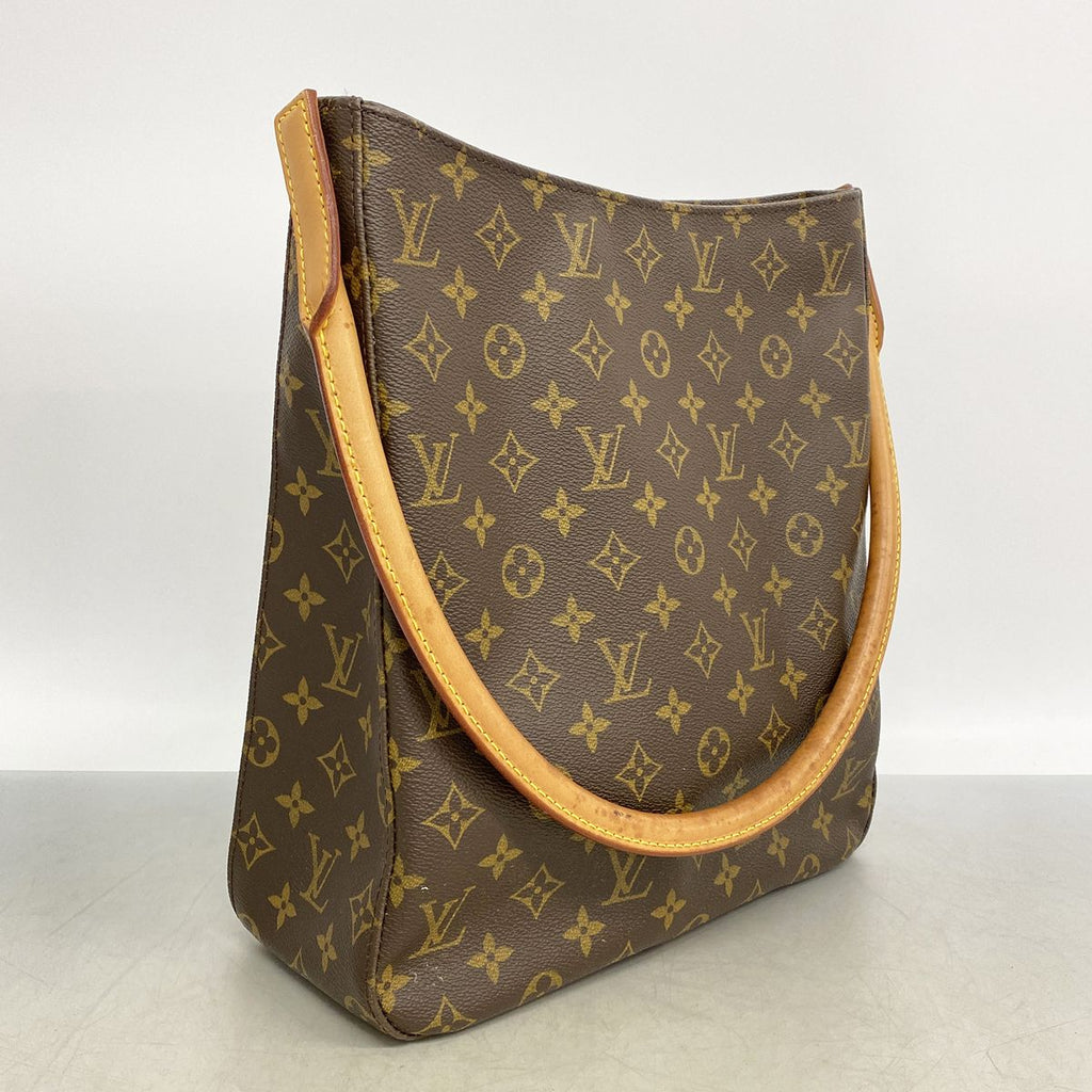 Louis Vuitton Shoulder Bag Monogram Looping GM Brown — view 2