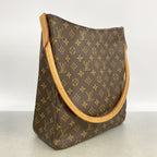 Louis Vuitton Shoulder Bag Monogram Looping GM Brown — view 2