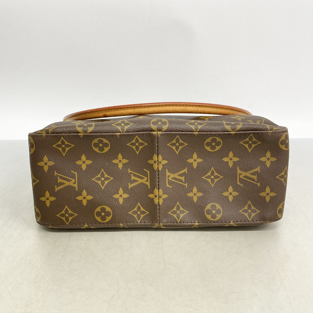 Louis Vuitton Shoulder Bag Monogram Looping GM Brown — view 3