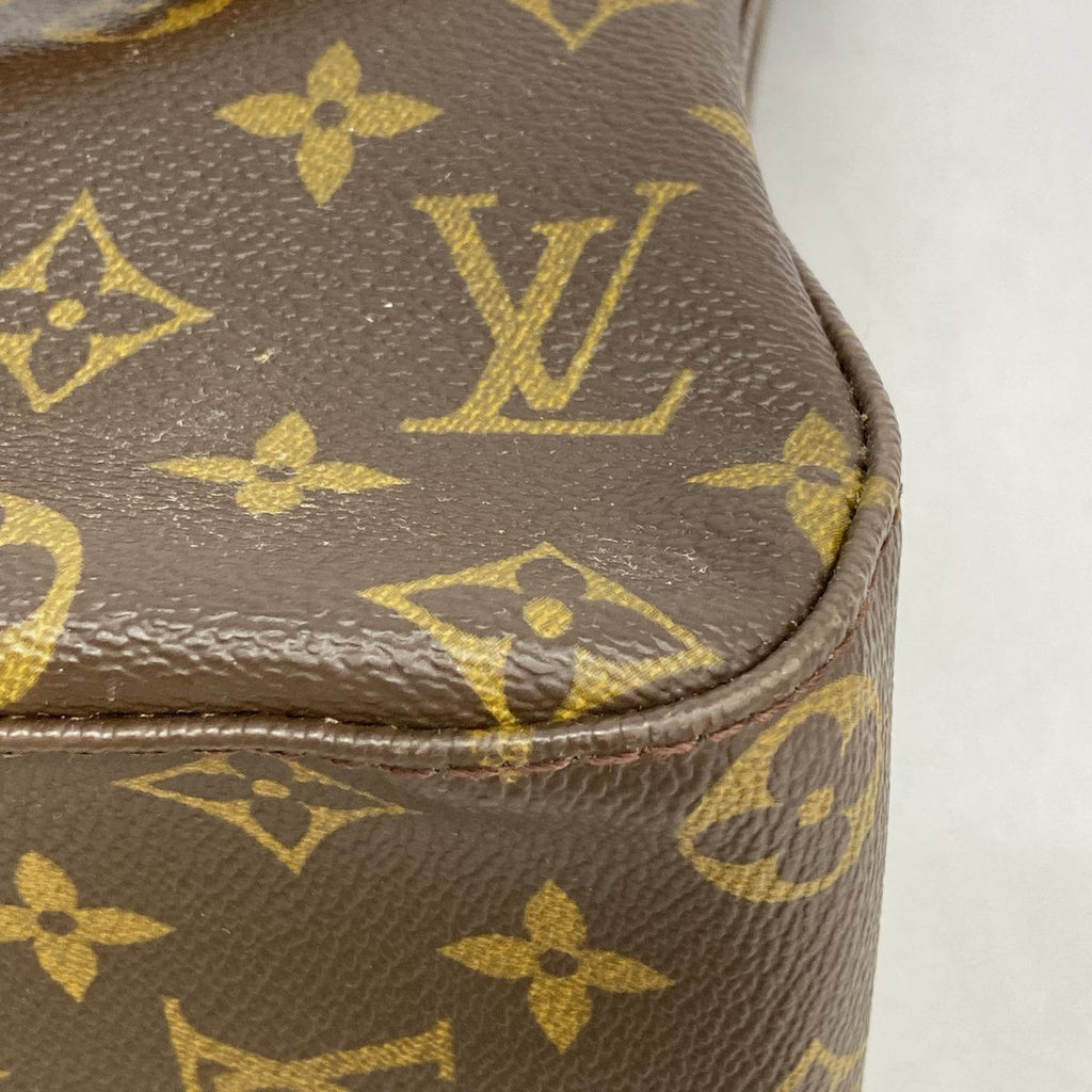 Louis Vuitton Shoulder Bag Monogram Looping GM Brown — view 6