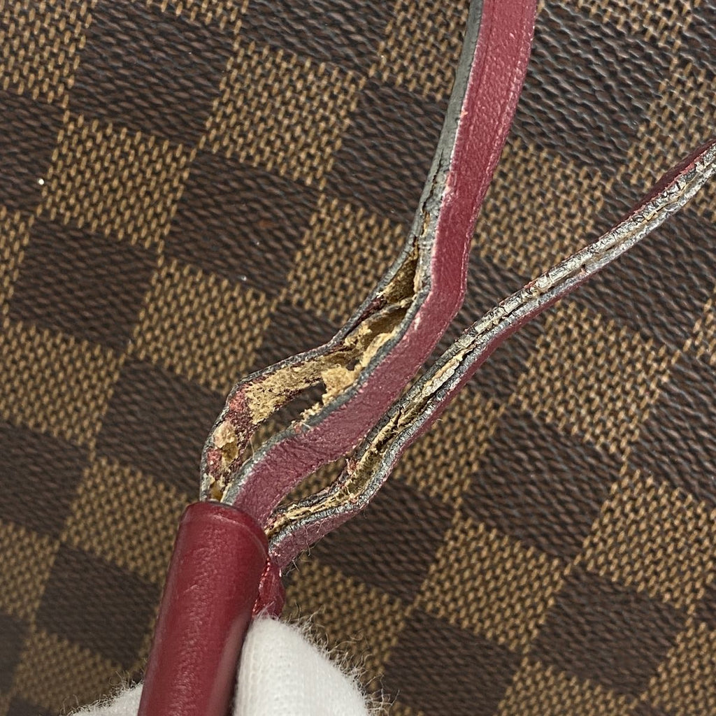 Louis Vuitton Shoulder Bag Damier Neo Noe Ebene Cherry Berry — view 6