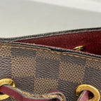 Louis Vuitton Shoulder Bag Damier Neo Noe Ebene Cherry Berry — view 7