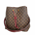 Louis Vuitton Shoulder Bag Damier Neo Noe Ebene Cherry Berry