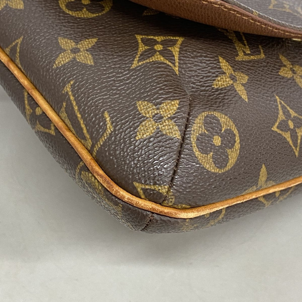 Louis Vuitton Shoulder Bag Monogram Musette Salsa Long Strap Brown — view 6
