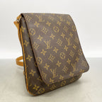 Louis Vuitton Shoulder Bag Monogram Musette Salsa Long Strap Brown — view 2