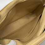 Chanel Handbag Choco Bar Canvas Beige Brown Gold — view 4