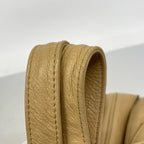 Chanel Handbag Choco Bar Canvas Beige Brown Gold — view 8