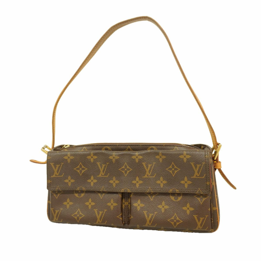 Louis Vuitton Shoulder Bag Monogram Viva-Cite MM Brown