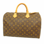 Louis Vuitton Handbag Monogram Speedy 35 Brown