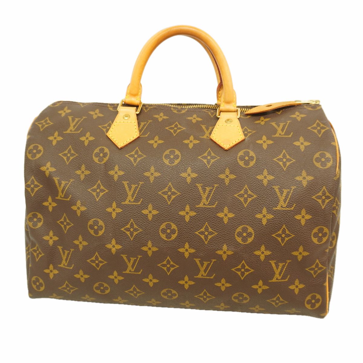 Louis Vuitton Handbag Monogram Speedy 35 Brown