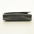 Chanel Wallet on Chain Caviar Leather Black Silver Shoulder Bag — view 3