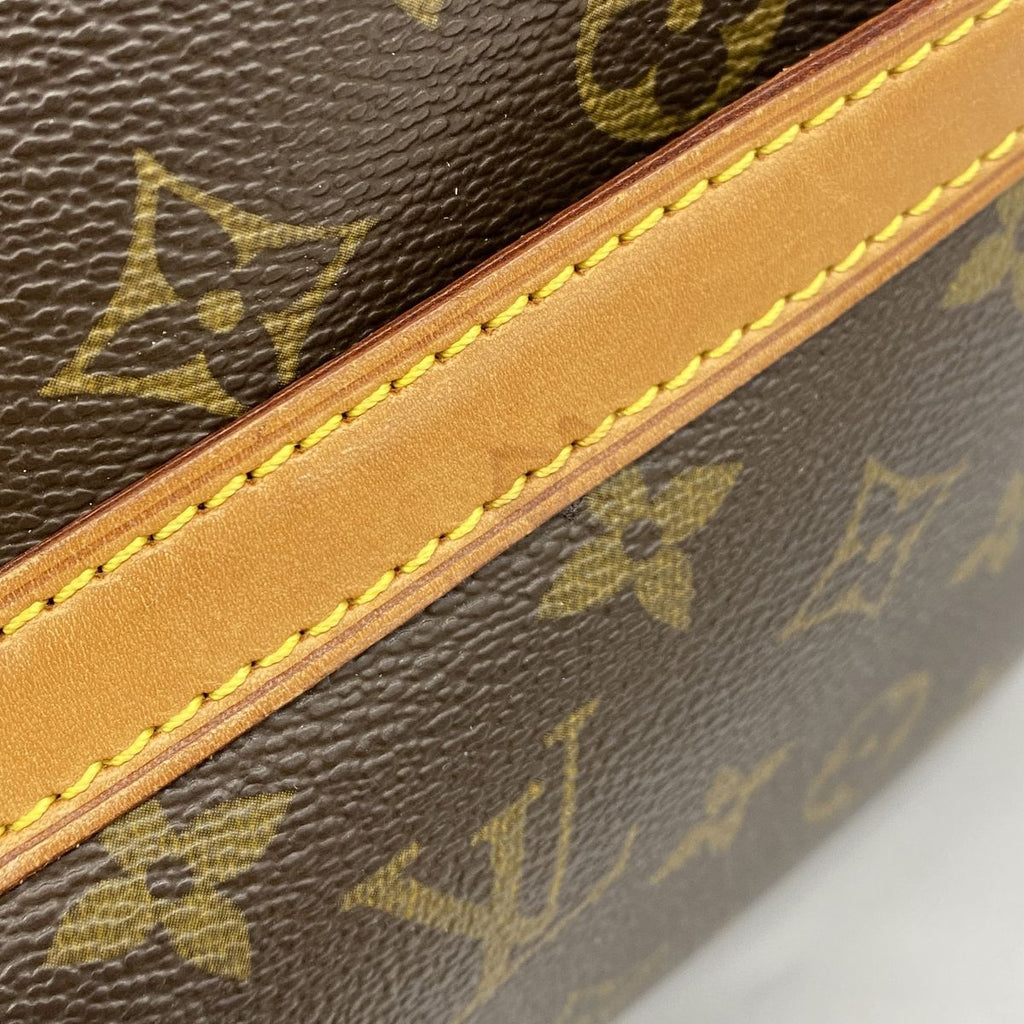 Louis Vuitton Shoulder Bag Monogram Reporter PM Brown — view 8