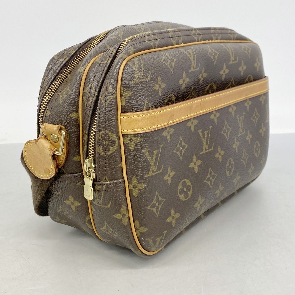 Louis Vuitton Shoulder Bag Monogram Reporter PM Brown — view 2