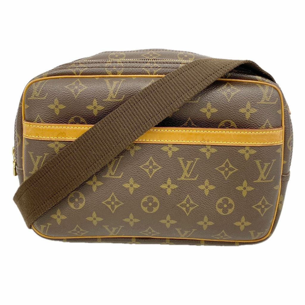 Louis Vuitton Shoulder Bag Monogram Reporter PM Brown