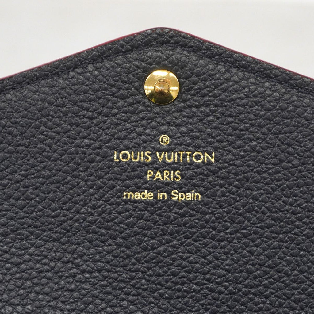 Louis Vuitton Wallet Monogram Empreinte Portefeuille Sarah Marine Rouge — view 5
