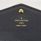 Louis Vuitton Wallet Monogram Empreinte Portefeuille Sarah Marine Rouge — view 5