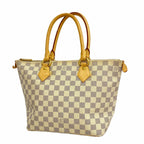 Louis Vuitton Handbag Damier Azur Saleya PM White