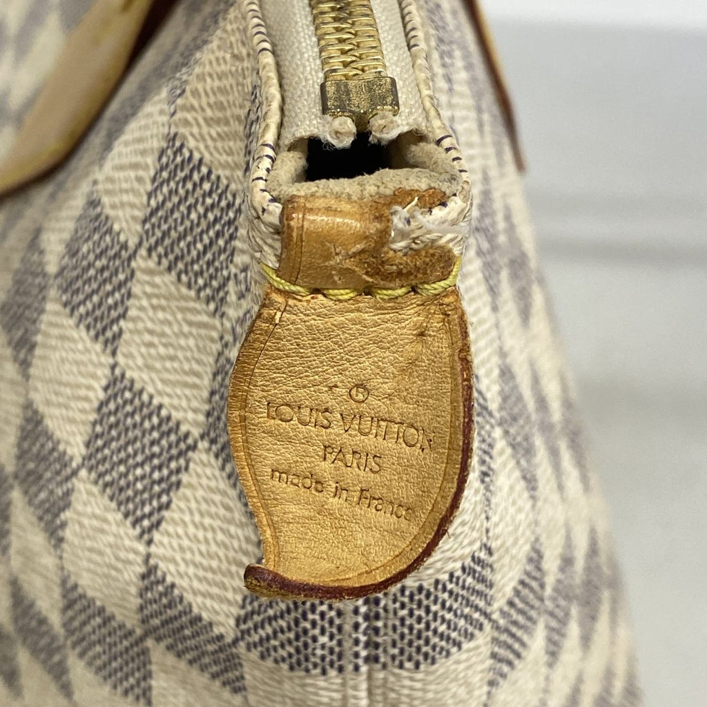 Louis Vuitton Handbag Damier Azur Saleya PM White — view 5