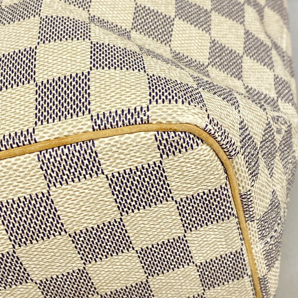 Louis Vuitton Handbag Damier Azur Saleya PM White — view 6