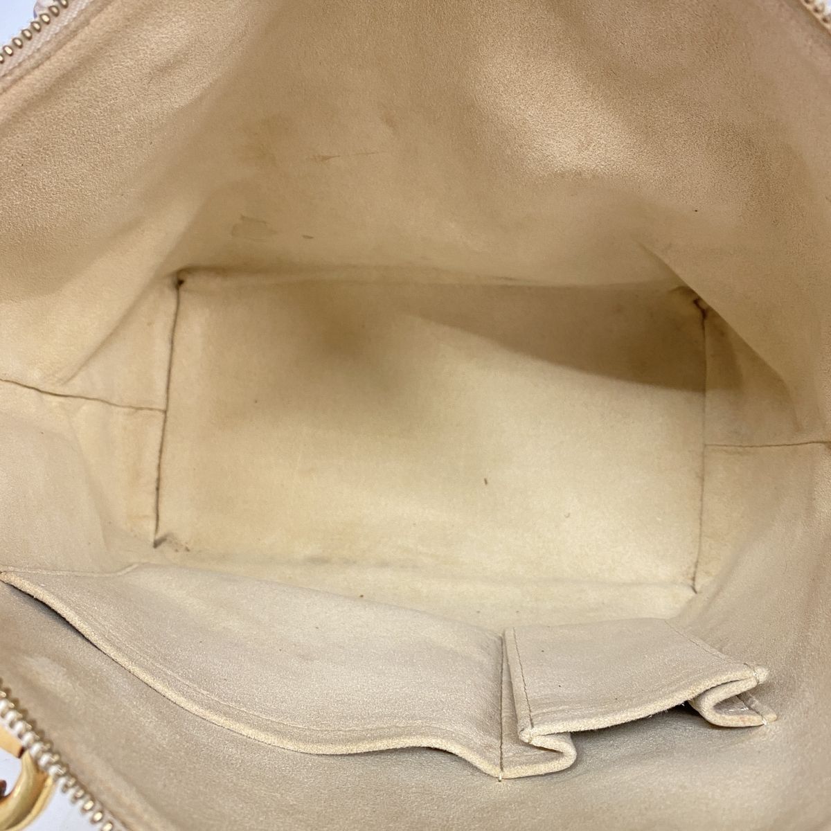 Louis Vuitton Handbag Damier Azur Saleya PM White — view 4