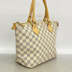 Louis Vuitton Handbag Damier Azur Saleya PM White — view 2