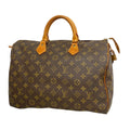 Louis Vuitton Handbag Monogram Speedy 35 Brown