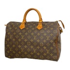 Louis Vuitton Handbag Monogram Speedy 35 Brown