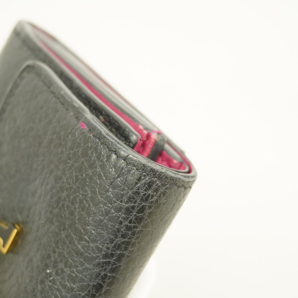 Louis Vuitton Trifold Wallet Taurillon Portefeuille Capucines XS Noir — view 6