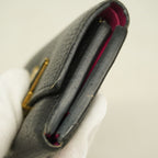 Louis Vuitton Trifold Wallet Taurillon Portefeuille Capucines XS Noir — view 7
