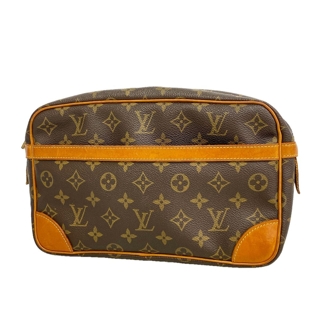 Louis Vuitton Clutch Monogram Compiegne 28 Brown