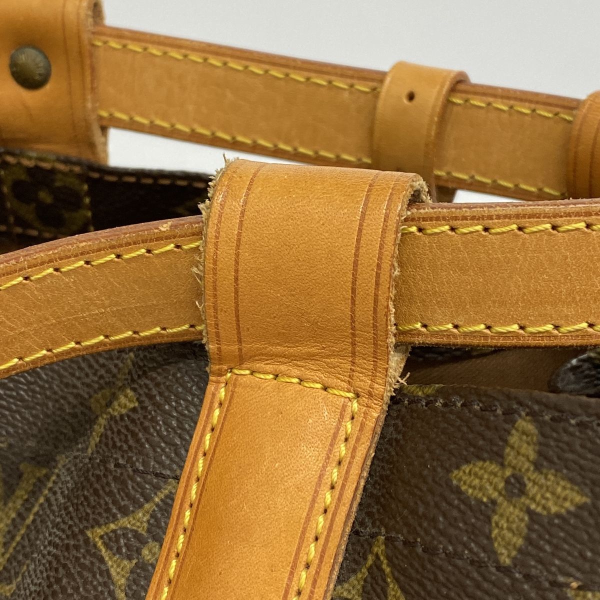 Louis Vuitton Shoulder Bag Monogram Randonnee GM Brown — view 7