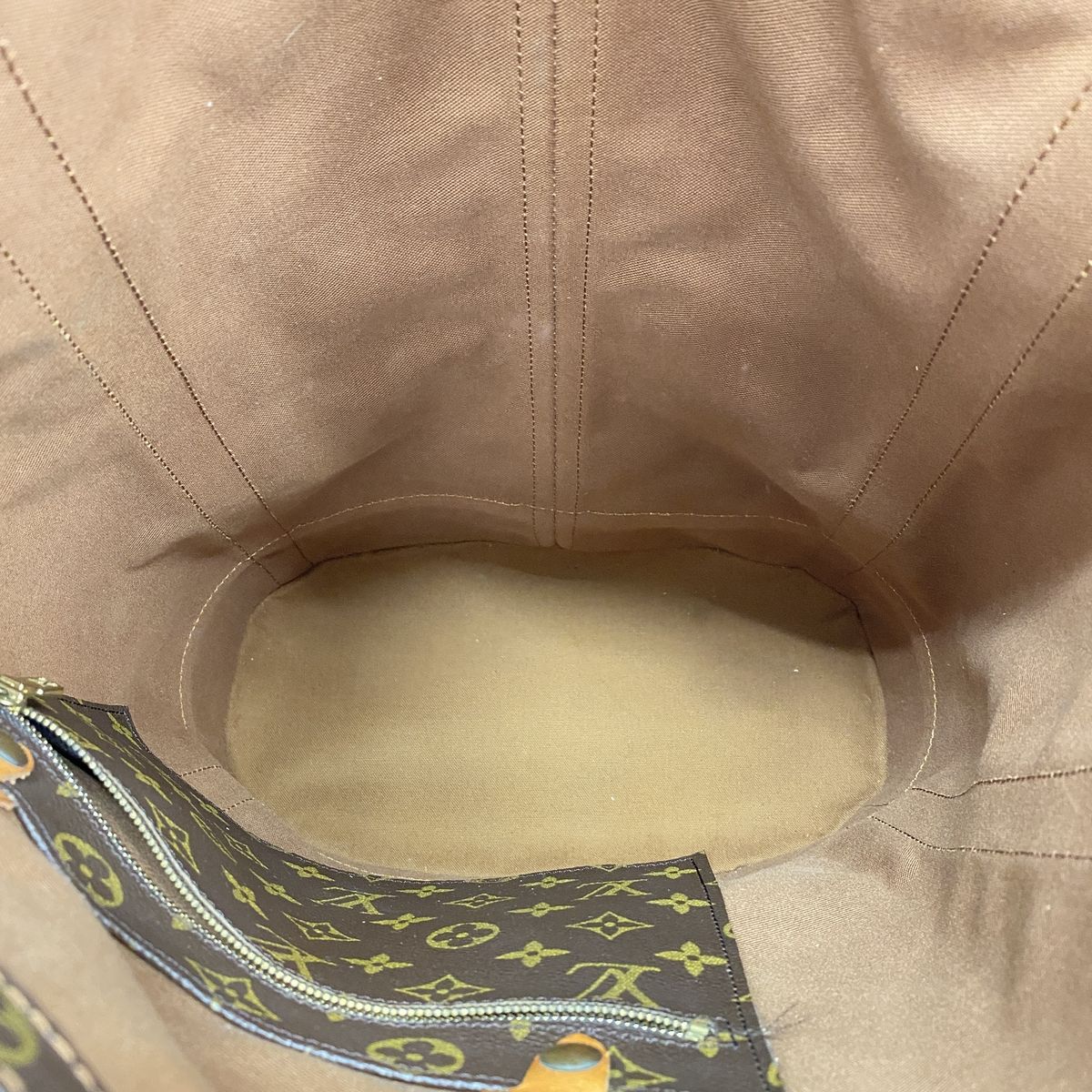 Louis Vuitton Shoulder Bag Monogram Randonnee GM Brown — view 4