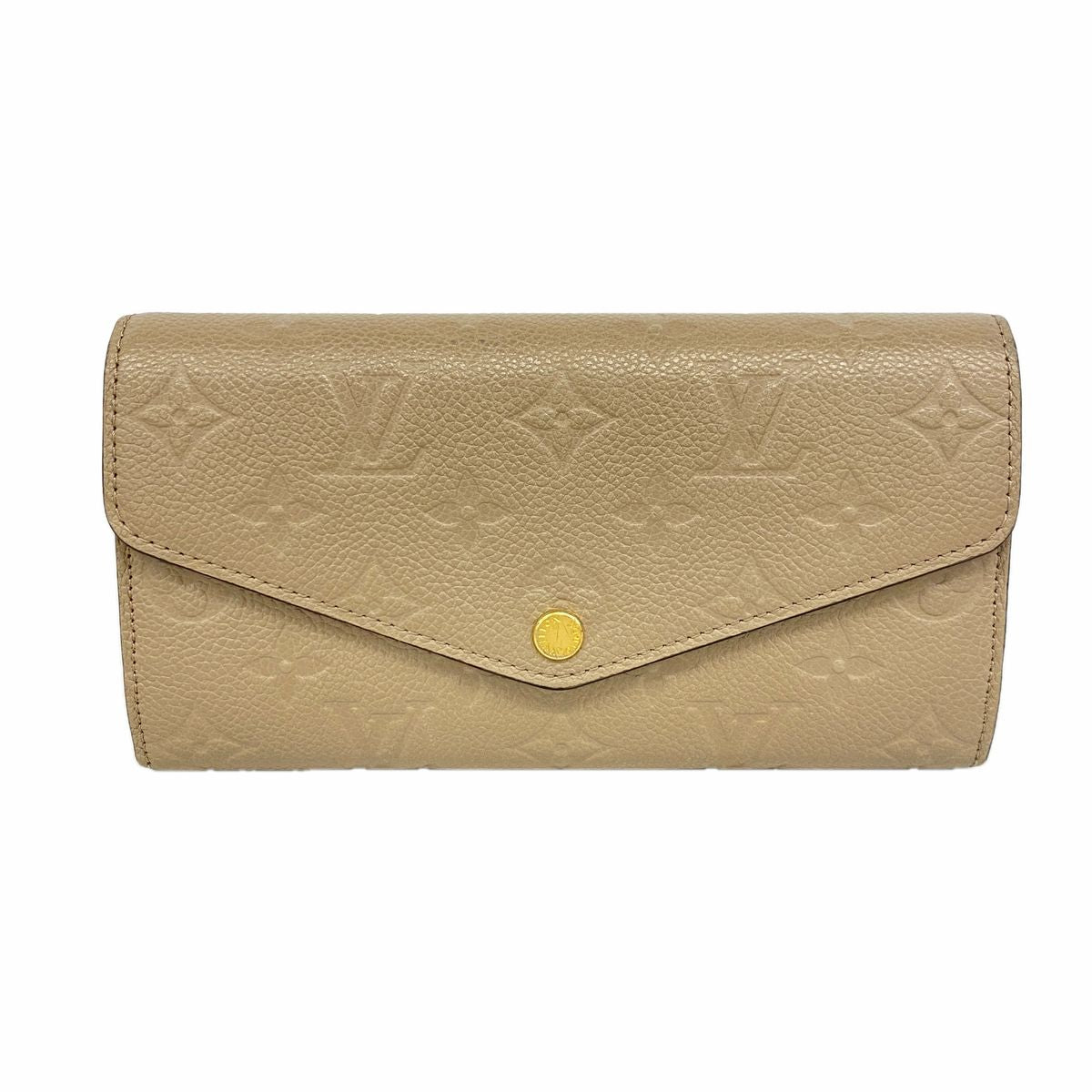 Louis Vuitton Wallet Monogram Empreinte Portefeuille Sarah Tourterelle