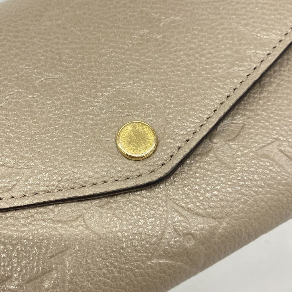Louis Vuitton Wallet Monogram Empreinte Portefeuille Sarah Tourterelle — view 7