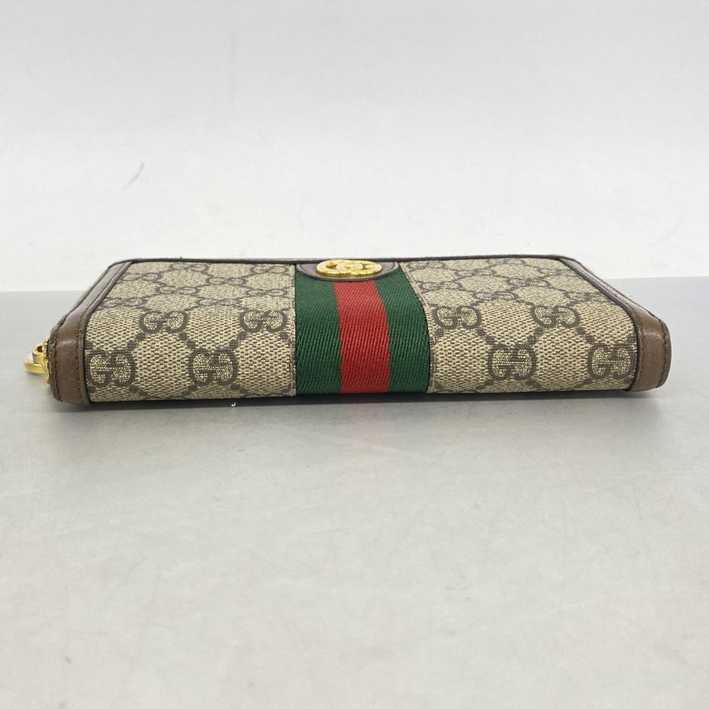 Gucci Wallet Ophidia Brown Gold — view 2