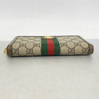 Gucci Wallet Ophidia Brown Gold — view 2
