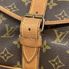 Louis Vuitton Shoulder Bag Monogram Saumur 35 Brown — view 7
