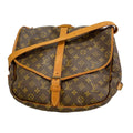Louis Vuitton Shoulder Bag Monogram Saumur 35 Brown