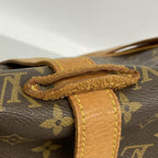Louis Vuitton Shoulder Bag Monogram Saumur 35 Brown — view 8