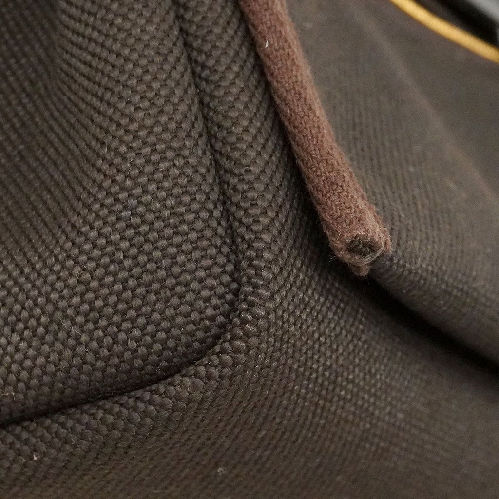 Hermes Shoulder Bag Herbag Zip Mini Toile Military Beblanc Gold — view 6
