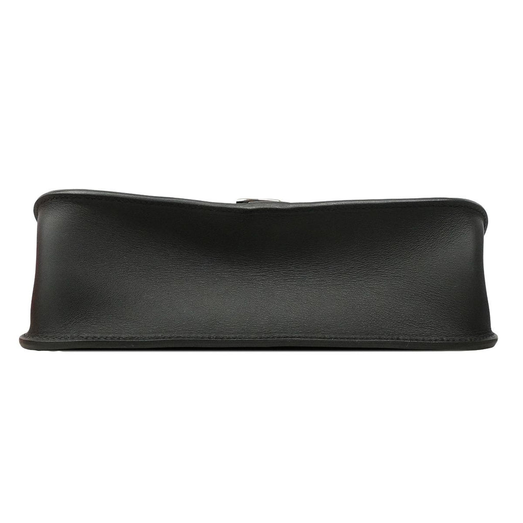 Hermes Handbag Halzan Mini Swift Black Silver 2-Way Bag — view 3