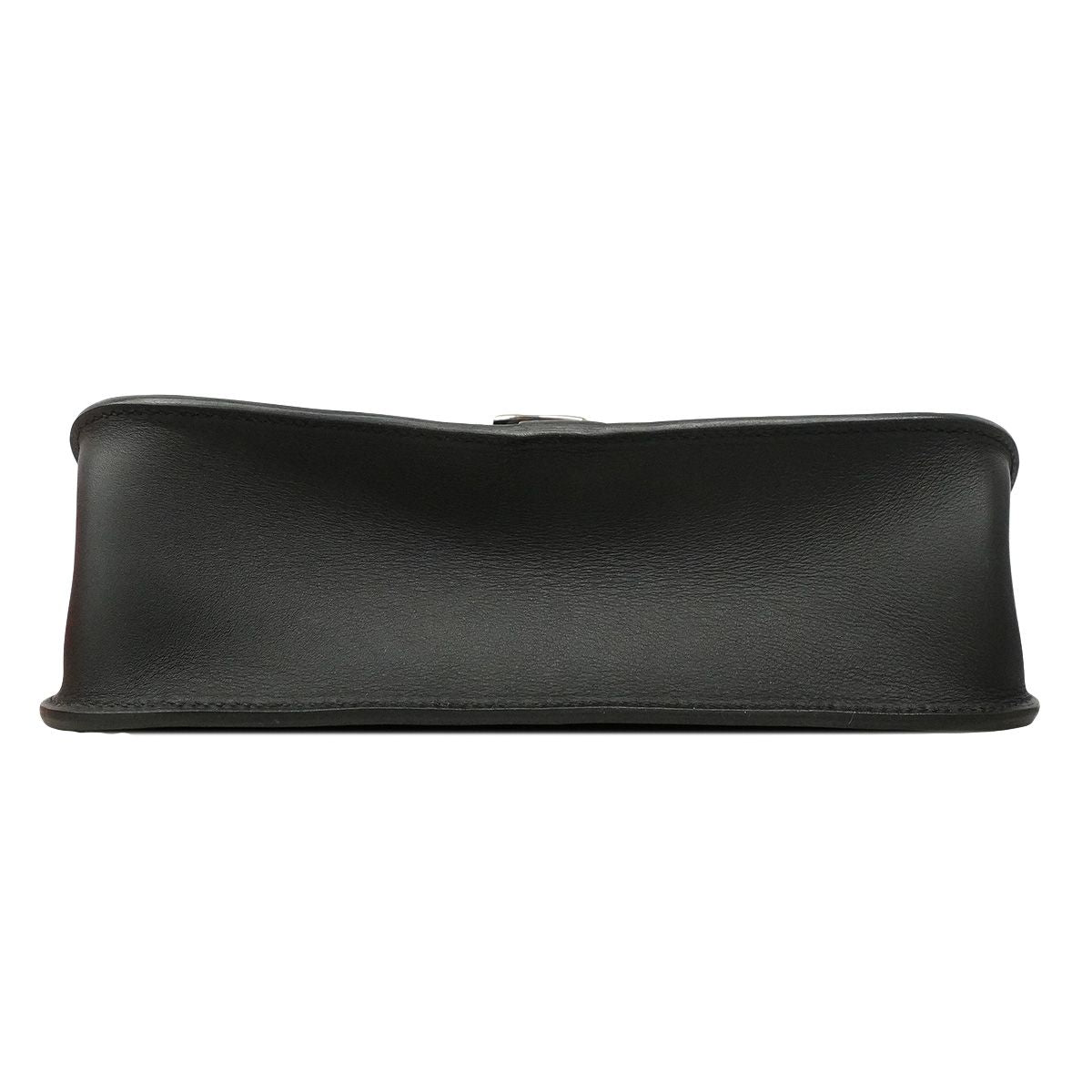 Hermes Handbag Halzan Mini Swift Black Silver 2-Way Bag — view 3