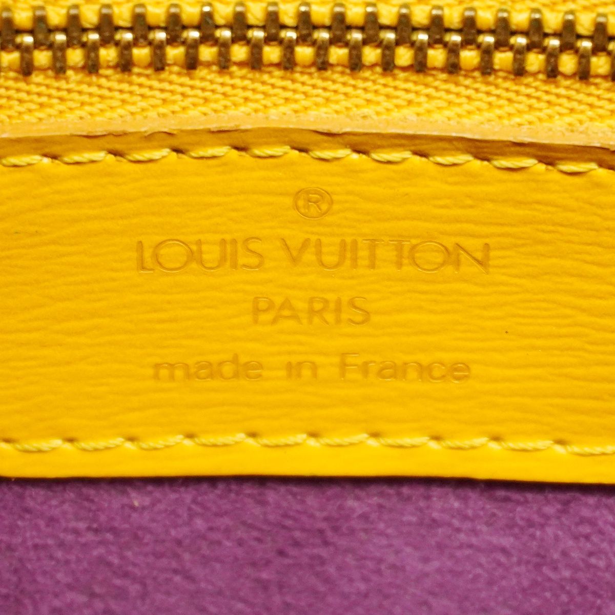 Louis Vuitton Shoulder Bag Epi Saint Jacques Shopping Jaune — view 5