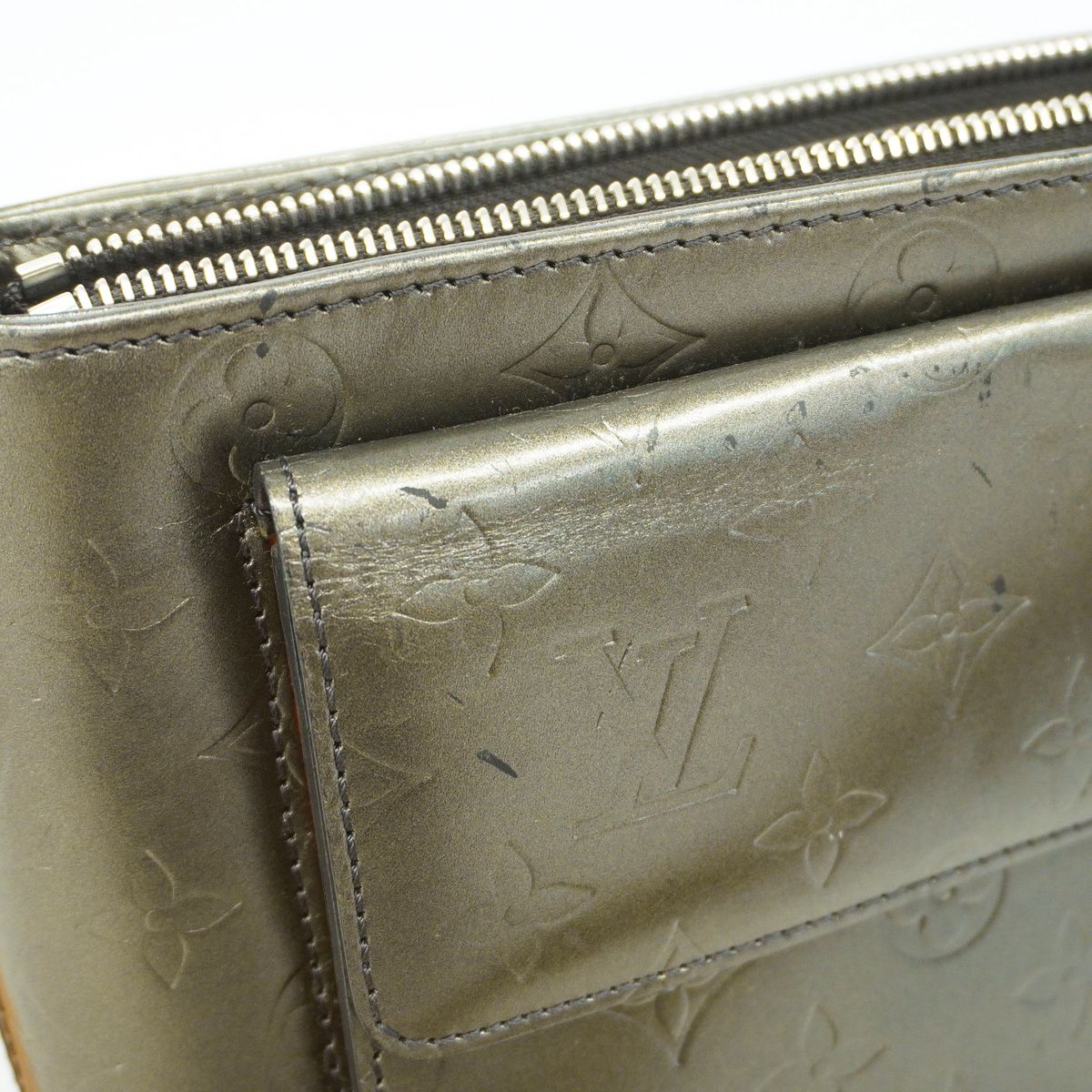 Louis Vuitton Shoulder Bag Monogram Matt Alston Noir — view 8